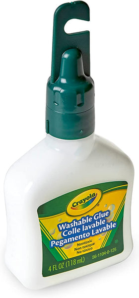 Crayola Washable Glue, 4-oz. bottles 特大可清洗白膠漿, 經濟裝