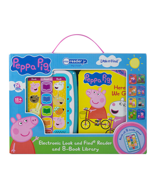 Peppa Pig Electronic Me Reader Jr & Sound Book Library Set / Peppa Pig 幼兒版電子閱讀機連８本書