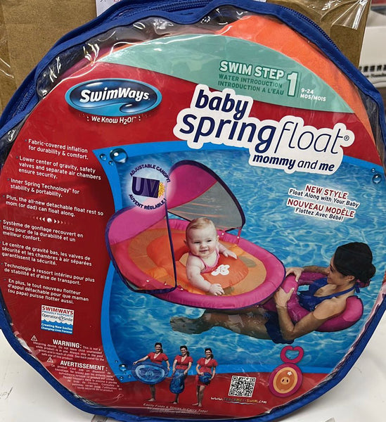 SwimWays Baby Spring Float Mommy and Me, Step 1 for swimming babies 子母水泡
