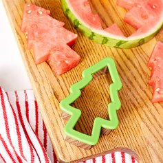 PEPO FOREST Watermelon slicer 西瓜切模, 聖誕樹形