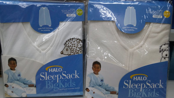 HALO Big Kids SleepSack Wearable Blanket 2-3歲幼童分腳款簿睡袋, 象牙白