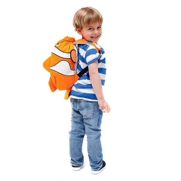 Water-Resistant Swim & Gym Bag – PaddlePak Chuckles ClownFish (Orange) 小丑魚防水背包