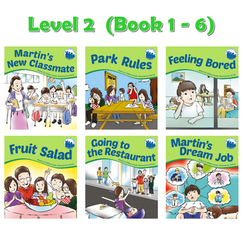 《Lee Family Series》Level 2 (Book 1-6) 「李氏這一家」英語叢書 - 第二階段 (1-6冊)