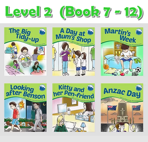 《Lee Family Series》Level 2 (Book 7-12) 「李氏這一家」英語叢書 - 第二階段 (7-12冊)