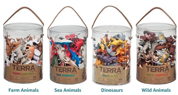 Assorted Toy Figures, Counters - Wild Animals 實用數量型動物造型公仔, 野生動物