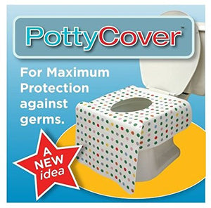 Disposable Toilet Seat Covers, Pack of 6 Potty Covers 超大覆蓋防水拋棄式馬桶座墊紙, 一包六塊