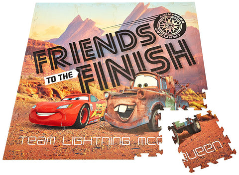 Disney Pixar Cars 4ft x 4ft Puzzle Play Mat 車皇麥昆4尺軟膠拼合地墊