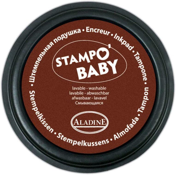 Aladine Stampo Baby Eco-Friendly 幼童合用特大動物印章連易清洗印台