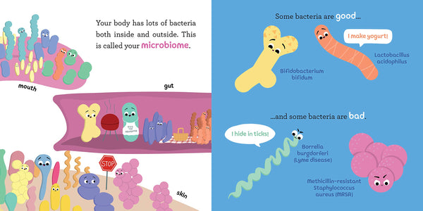 Baby Medical Learning Board Book Set, Bacteria and Antibiotics / My Doctor's Visit / Vaccines  BB醫科大學硬皮書, 一套三本,  細菌與抗體/ 睇醫生/ 疫苗