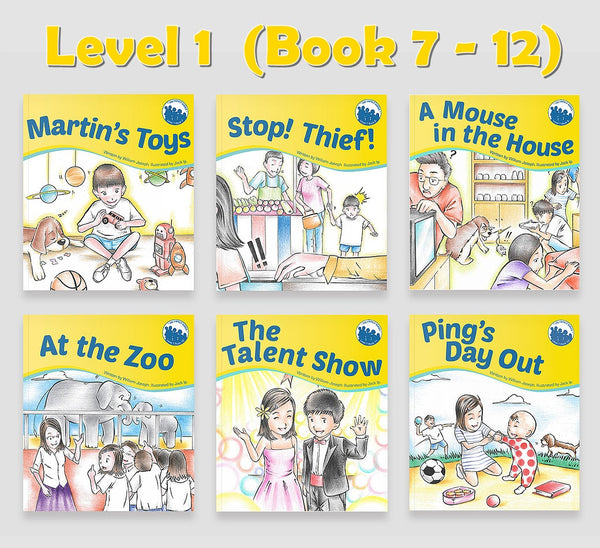 《Lee Family Series》Level 1 (Book 7-12) 「李氏這一家」英語叢書 - 第一階段 (7-12冊)