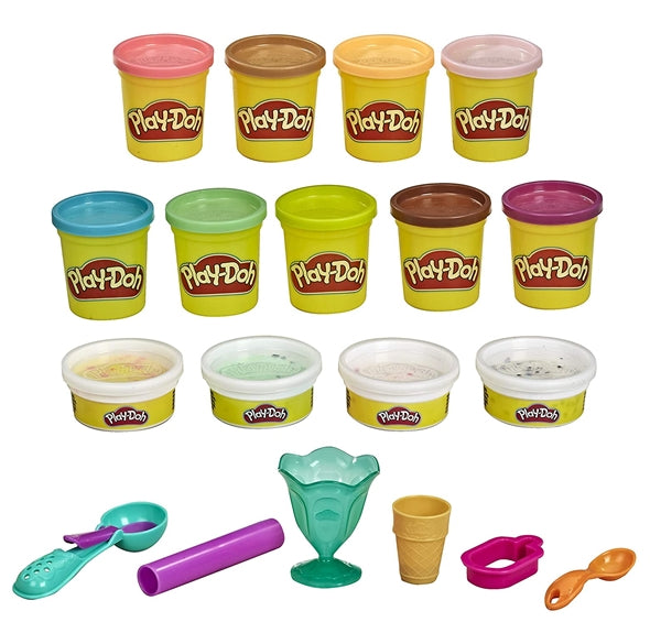 Play-Doh | Bulk Ice Cream Colors 13-Pack, Eco-Pack | Once Upon A Babe