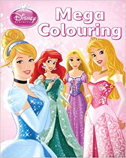 Disney Princess Mega Story Colouring Book