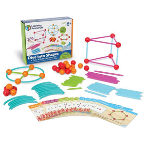 Learning Resources | Dive into Shapes Geometric Shapes Building Set