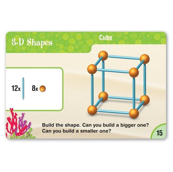 Learning Resources | Dive into Shapes Geometric Shapes Building Set | Cube
