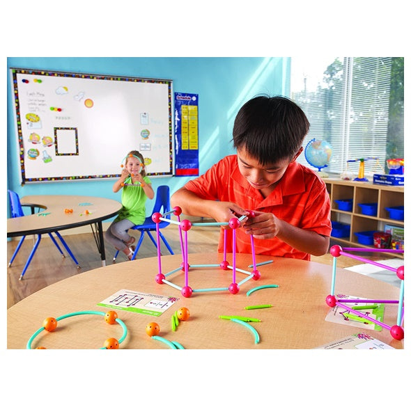 Dive into Shapes Geometric Shapes Building Set | 2D and 3D | Educational Toys