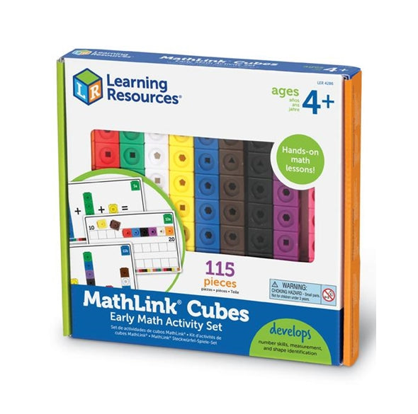 Learning Resources | Early Math Mathlink Cube Activity Set | Once Upon A Babe
