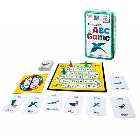 Eric Carle Alphabets & Counting Game, Age 3+ 認識大細𥟠英文字母排序桌遊 便攜版