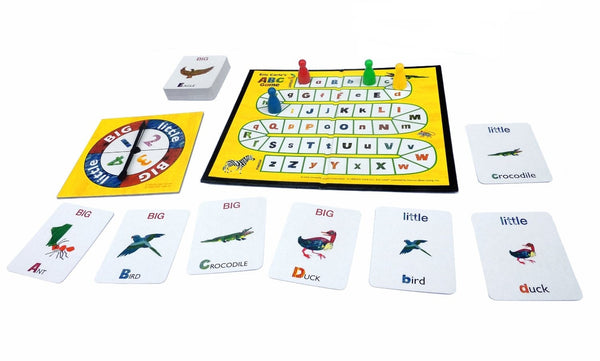 Eric Carle Alphabets & Counting Game, Age 3+ 認識大細𥟠英文字母排序桌遊 便攜版