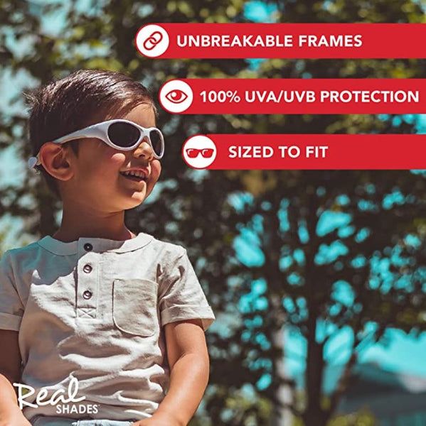 Explorer Polarized Sunglasses for Toddlers - Ages 2+, Unbrekabale, 100% UVA UVB Protection 得獎兒童太陽偏光鏡眼鏡