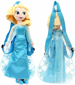 Disney Frozen Elsa 14-Inch Plush Backpack 冰雪奇緣 公仔背包