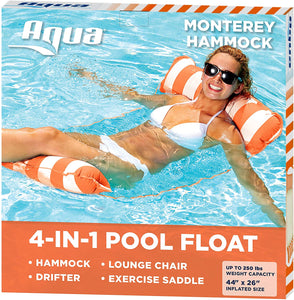 AQUA 4-in-1 Hammock Inflatable Pool Float 