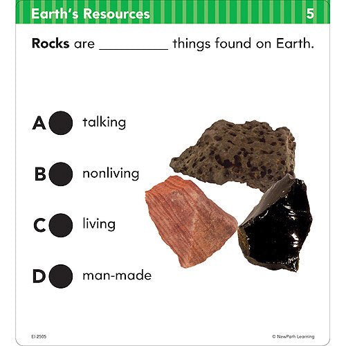 Hot Dots Science Standards-Based Review Cards - Grade 1 科學知識選擇題練習卡 - 初小程度, 可加購互動答案筆