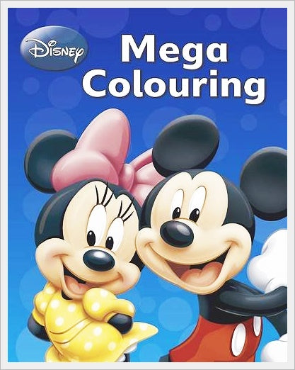 Disney Mickey & Minnie Mega Story Colouring Book