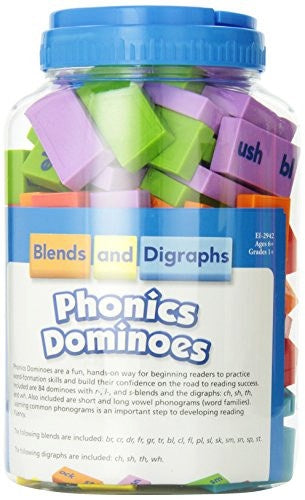 Blends & Digraphs Phonics Dominoes 拼音接龍遊戲教材