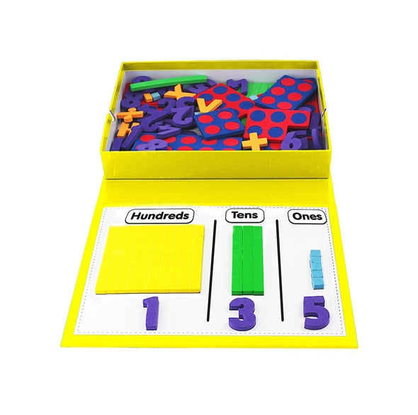 Junior Learning |155 件磁石數學教材套裝 | Once Upon A Babe | 教育玩具