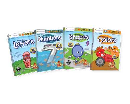 Preschool Prep Series Basics 4-DVD Collection 英語發音初階鐳射視頻套裝