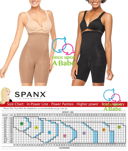 SPANX Higher Power Panties 紅遍美國荷里活的塑身品牌 Spanx 高腰修身褲 - 黑色/ 皮膚色