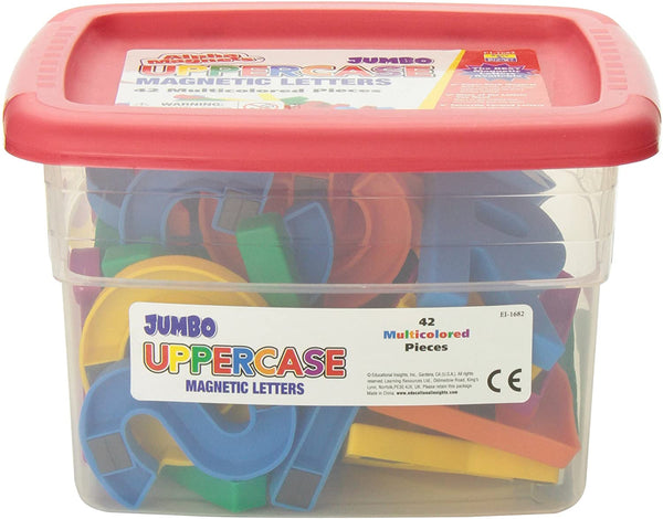 Jumbo Multicolor Uppercase AlphaMagnets - Set of 42 特大字母磁石貼 - 大階