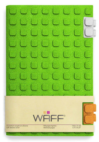 WAFF Silicone Cover Notebook / Journal (Large) 矽膠拼字外套連日記手帳 (大單本) 　