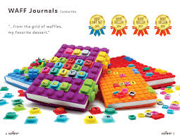 Silicone Cover & Cube Tiles Notebook / Journal Combo (Pocket Size) 矽膠拼字外套連日記手帳套裝 (便攜版) 　