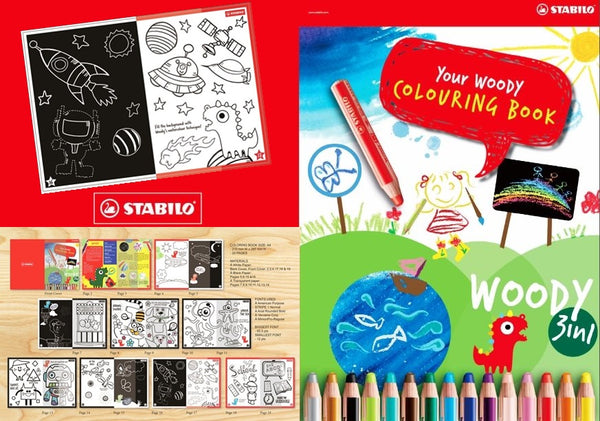 Stabilo Woody Coloring Book